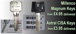 Millenco Magnum & CISA Astral & Astral S Key cutting