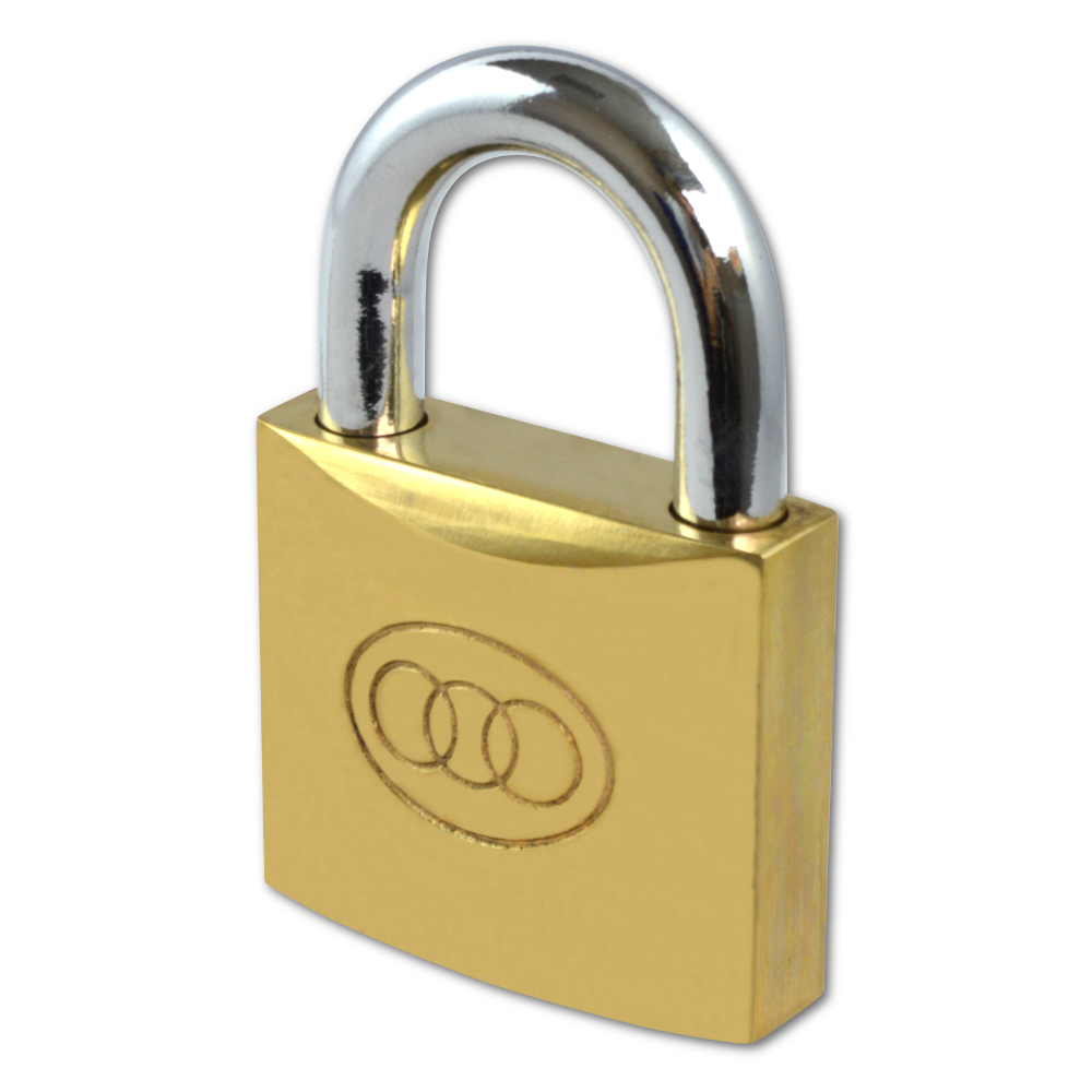 Tricircle 26 Series Brass Open Shackle Padlocks 20mm KD Boxed